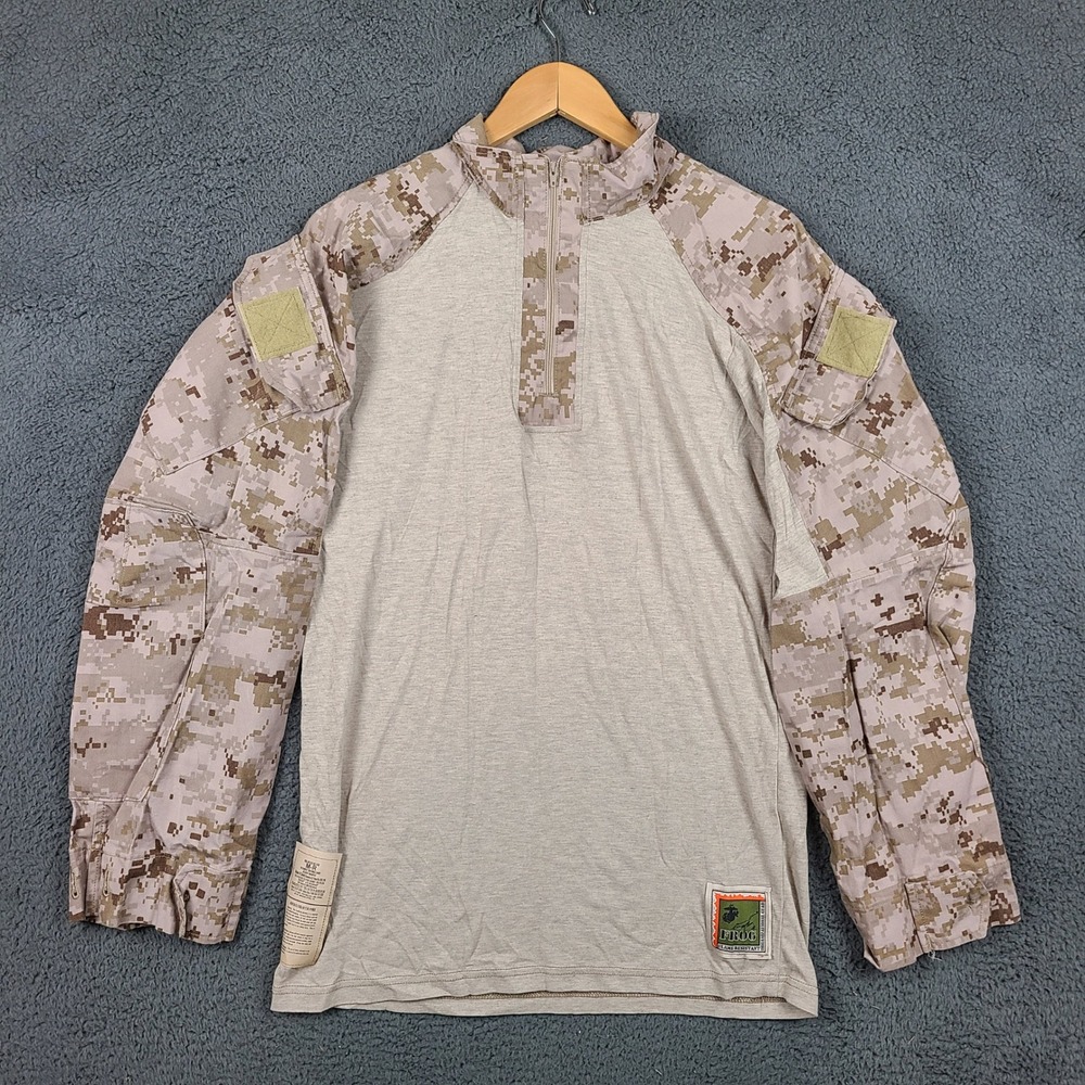 USMC FROG Desert MARPAT Combat Ensemble Shirt FR Tactical Mens Medium Regular